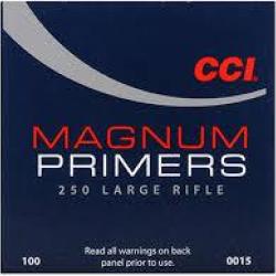 Amorces CCI Primers Magnum 250 Large Rifle Magnum