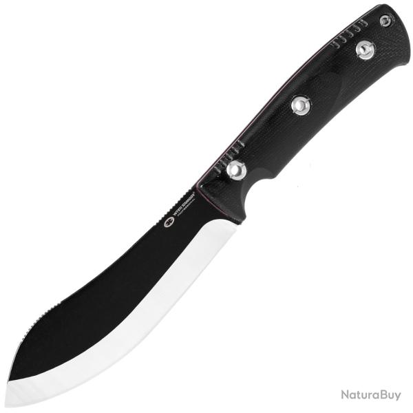 Couteau � lame fixe WITHARMOUR BIGMUK 1095 Micarta