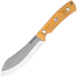 Couteau &agrave; lame fixe WITHARMOUR BIGMUK 1095 Micarta Tan