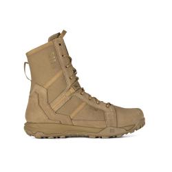 Chaussures d'intervention 5.11 Tactical A/T 8 pouces (20 cm) &agrave; glissi&egrave;re lat&eacute;rale en su&egrave;de respirant