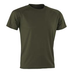 T-shirt thermor&eacute;gulateur Spiro AIRCOOL TEE Vert Olive - XL