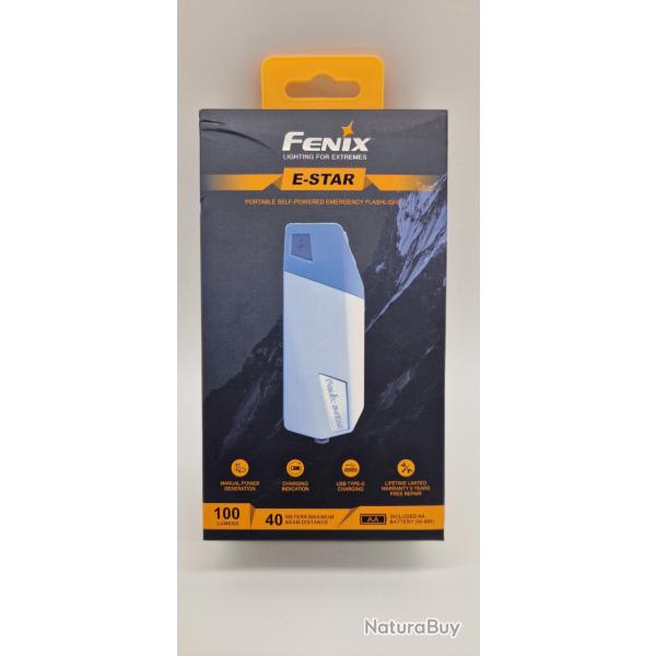 Lampe a main auto-aliment�e d'urgence FENIX E-STAR 100 lumens