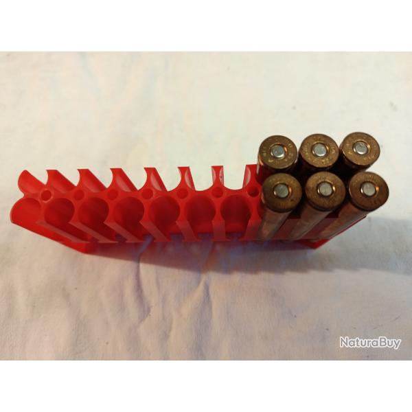 6 cartouches 338 Winchester magnum