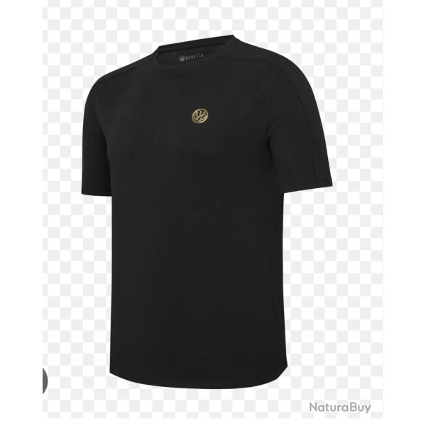T shirt beretta Noir logo 500ans