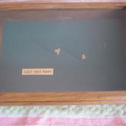 COFFRET ARTISANAL DE PRESENTATION POUR COLT 1851
