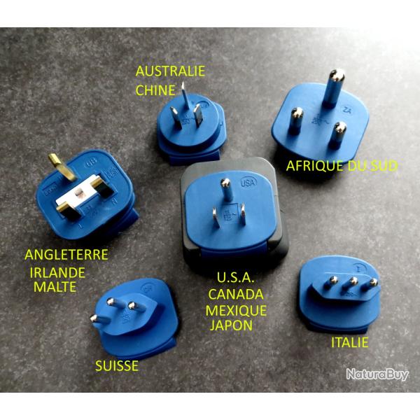 Adaptateur prises de courant universel