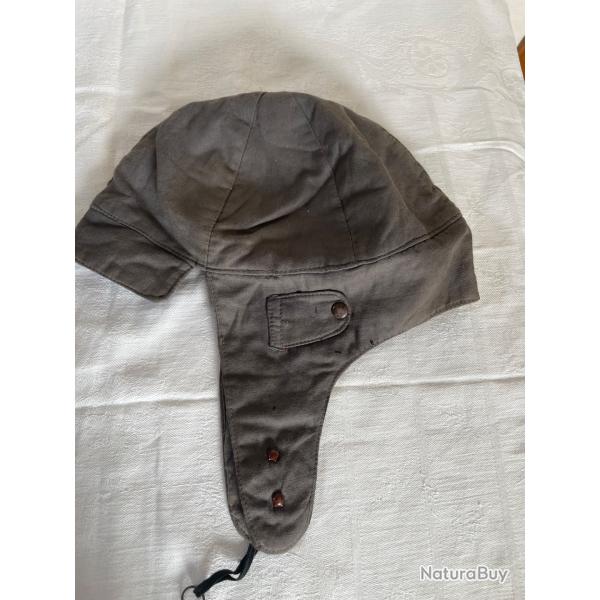 Bonnet de vol militaire vintage