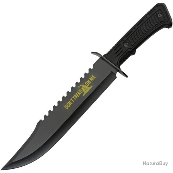 Couteau lame fixe Rite Edge Bowie Don't Tread on Me