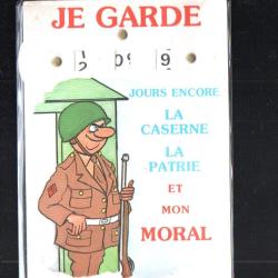 p&egrave;re cent carte militaire humoristique pour conscrits x jours au jus cpm je garde mon moral