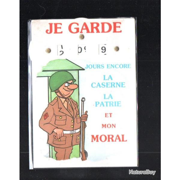 p�re cent carte militaire humoristique pour conscrits x jours au jus cpm je garde mon moral