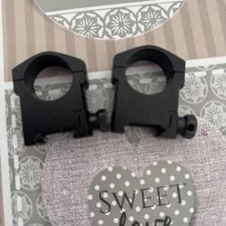 Collier fixe pour lunettes 25'4 quatre pour rail de 21