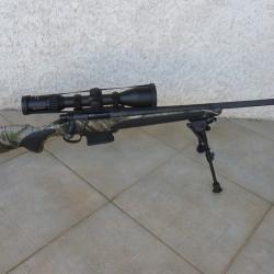 Magnifique REMINGTON 700  XHR  camo  Cal. 243 winchester + lunette + bipied + mallette