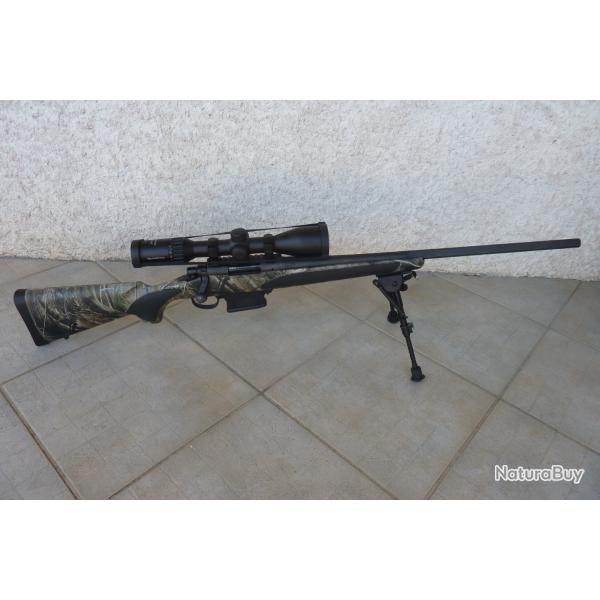 Magnifique REMINGTON 700  XHR  camo  Cal. 243 winchester + lunette + bipied + mallette