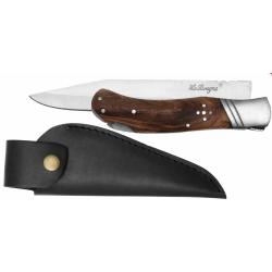 op&eacute; 1 � Couteau 18 cm - bois fonc&eacute; & &eacute;tui
