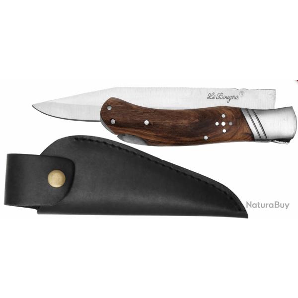 op� 1 � Couteau 18 cm - bois fonc� & �tui
