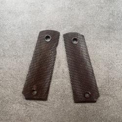 Paire de plaquettes Keyes Fiber pour 1911 A1 Remington rand, Ithaca ou USS jus