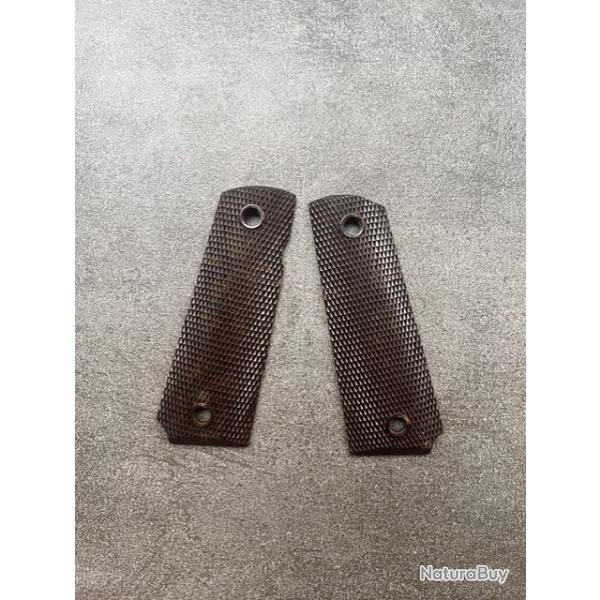 Paire de plaquettes Keyes Fiber pour 1911 A1 Remington rand, Ithaca ou USS jus