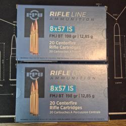 PPU 8X57IS FMJ BT 198gr (Lot 2 boites)