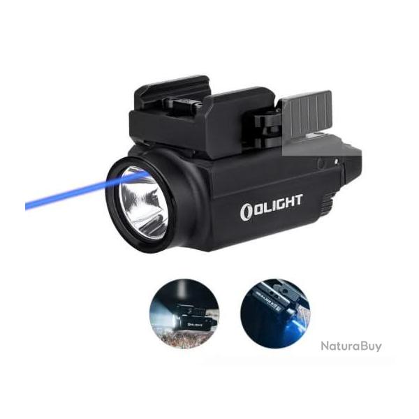 Olight Baldr S BL - Lampe Tactique Compacte Laser Bleu Puissante