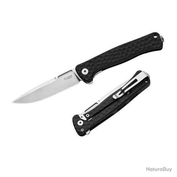 Couteau pliant Lionsteel "EMMET" Aluminium noir