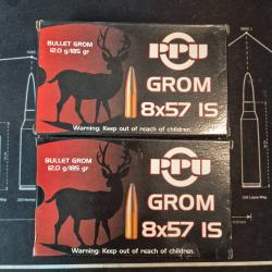 PPU 8x57IS GROM 185g (Chasse) 2 boites