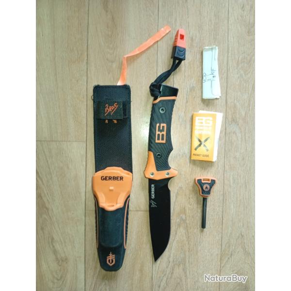 Couteau Gerber Bear Grylls Ultimate Pro COMPLET