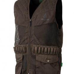 Gilet TREELAND Maille marron T609 XL