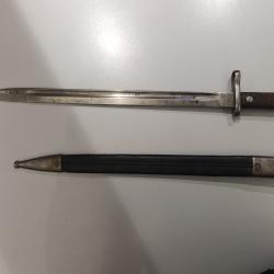 Ba&iuml;onnette model 1913 pour mauser espagnole