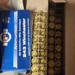 Vends &eacute;tuis divers calibres ( .243 et .270 win)