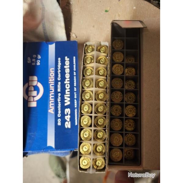 Vends �tuis divers calibres ( .243 et .270 win)
