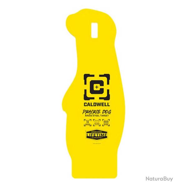 Gong en acier AR500 en forme de chien de prairie, �p. 9,5 mm