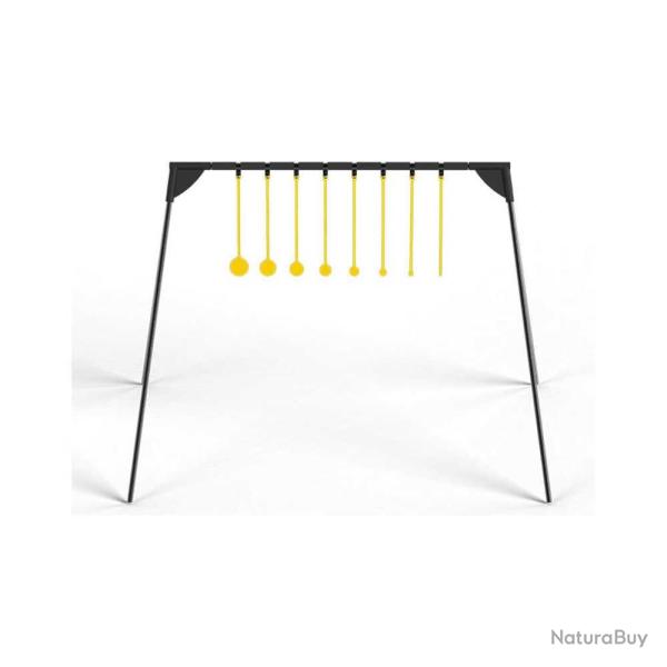 Cible KYL � 8 gongs en acier AR500 pour armes � percussion annulaire