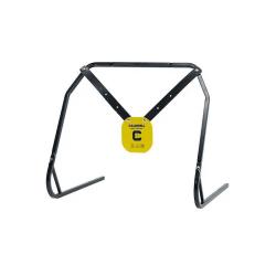 Kit portable Caldwell avec gong AR500 de 8" et support pliable