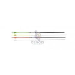 Fl&egrave;ches en carbone Cross-X Iridium 700 Fluo green