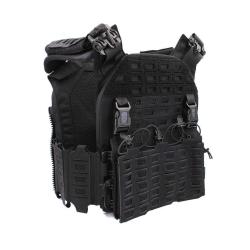 Gilet tactique porte-plaques Drake MK4 - Corso Tactical Noir