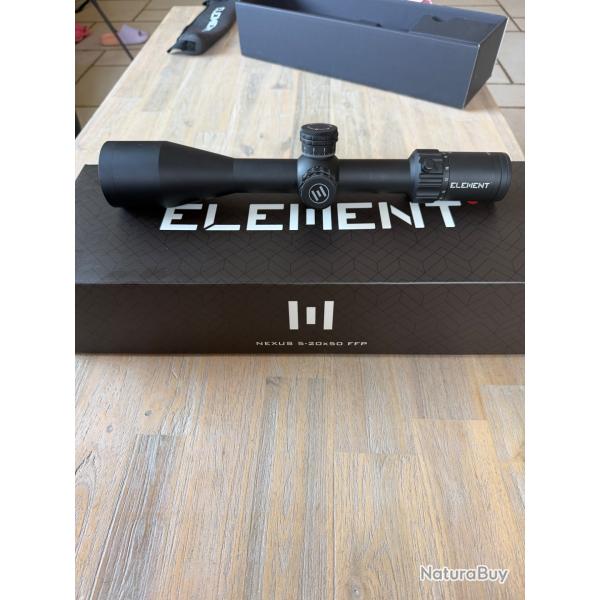 Lunette FFP �l�ment optics Nexus 5-20x50
