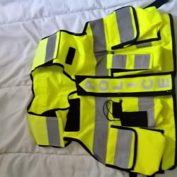 Gilet haute visibilit&eacute; police