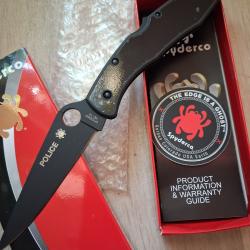 Spyderco police noir c07bkp