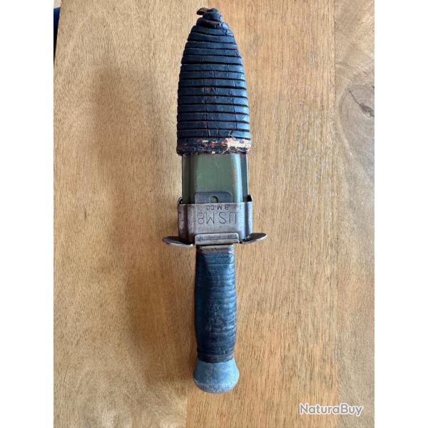 Baionnette US M4 Imperial fourreau M8 Beckwith  Authentique a Guerre de Cor�e