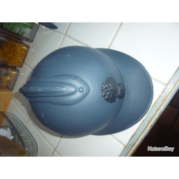 CASQUE FRANCAIS WW1 14/18 BON ETAT BLEU HORIZON