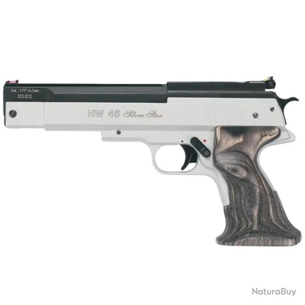 Pistolet � air comprim� Weihrauch HW45 Silverstar (Calibre: 4,50)