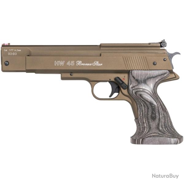 Pistolet � air comprim� HW 45 Bronze Star (Calibre: 4,50)