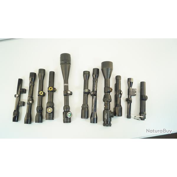 lot de lunette tir chasse loisir a r�par� pour ench�re 1� sans prix de r�serve
