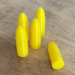 Balles Inertes 9mm Luger / Balles d'entrainement Lot de 5