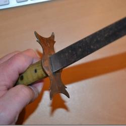 Couteau de combat ww1 poilu tranch&eacute;e