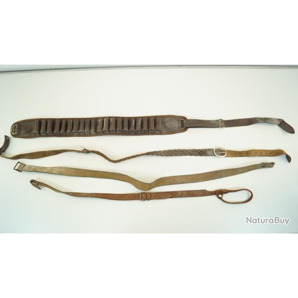 lot bretelles et cartouchiere pour ench�re 1� sans prix de r�serve