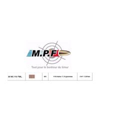 BallesMPFpro 30 WC 110 Gr &Oslash; 313" TMJL Ogives Cuivr&eacute;es /1000  port gratuit promo vacances