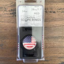Colliers AREA 419 MATCH SCOPE RINGS 34mm