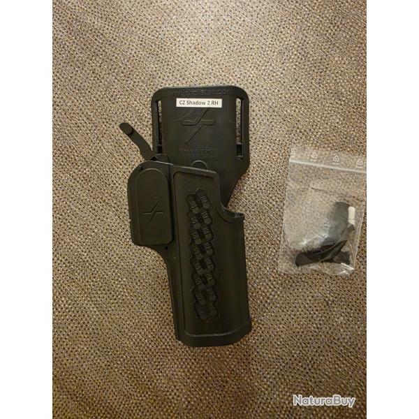 Holster ipsc / TSV JR holster CZ 75 SP01 et CZ shadow 2 - 3 portes chargeur ghost