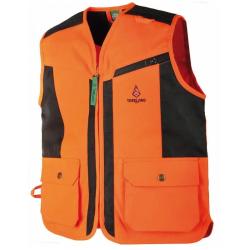 GILET DE CHASSE ANTI-RONCE ORANGE ENFANTS 12 ans